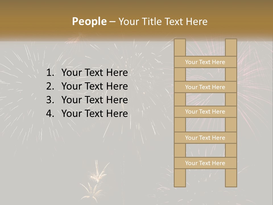 Explosion Rockets Fireballs PowerPoint Template