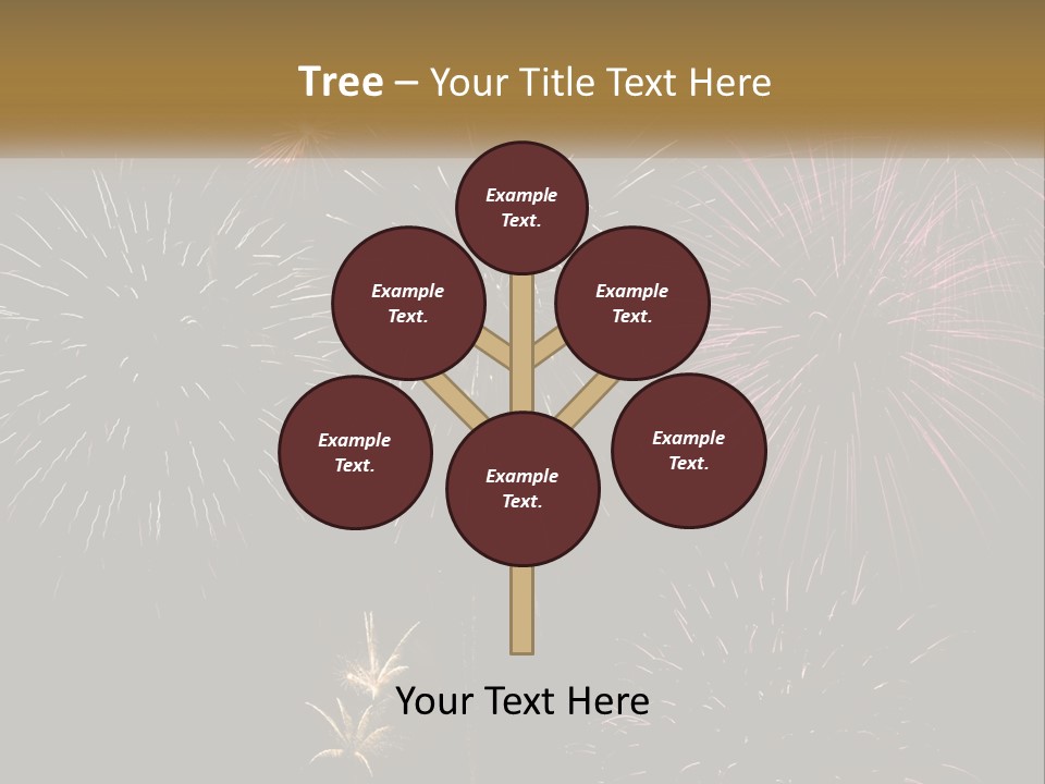 Explosion Rockets Fireballs PowerPoint Template