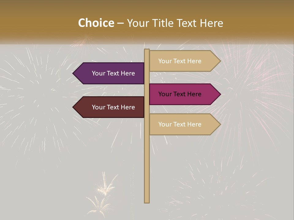 Explosion Rockets Fireballs PowerPoint Template