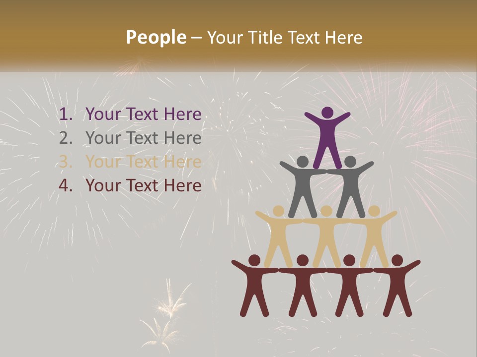 Explosion Rockets Fireballs PowerPoint Template