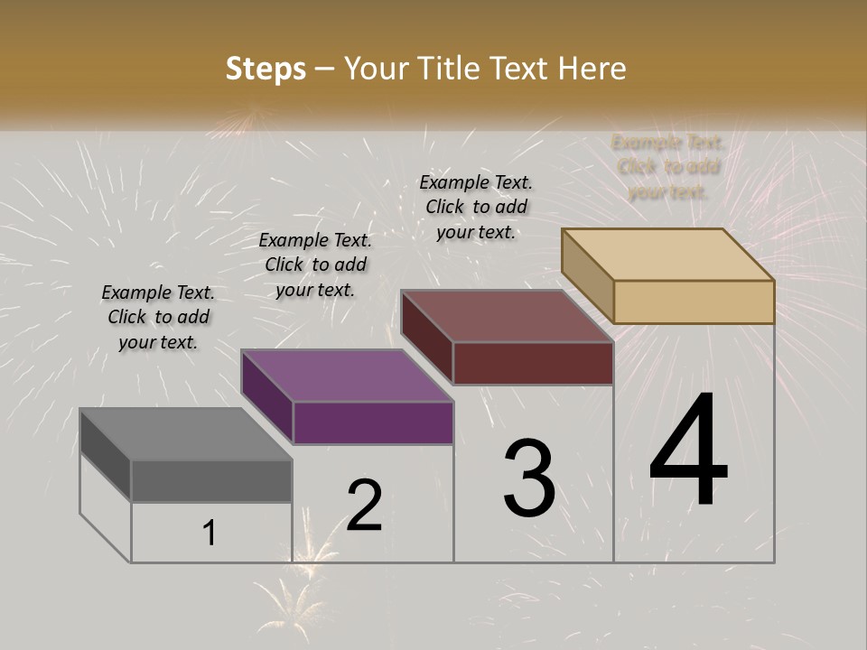 Explosion Rockets Fireballs PowerPoint Template