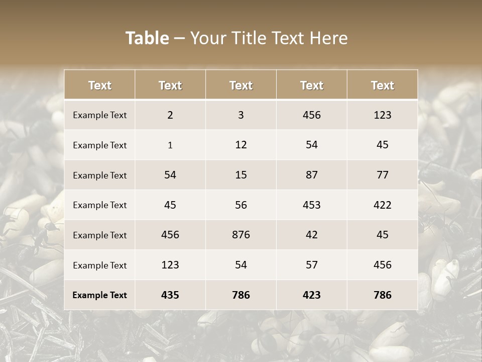 Worker Insect Detail PowerPoint Template