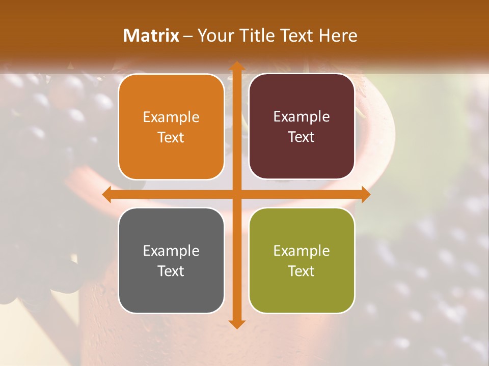 Fresh Style Fruit PowerPoint Template