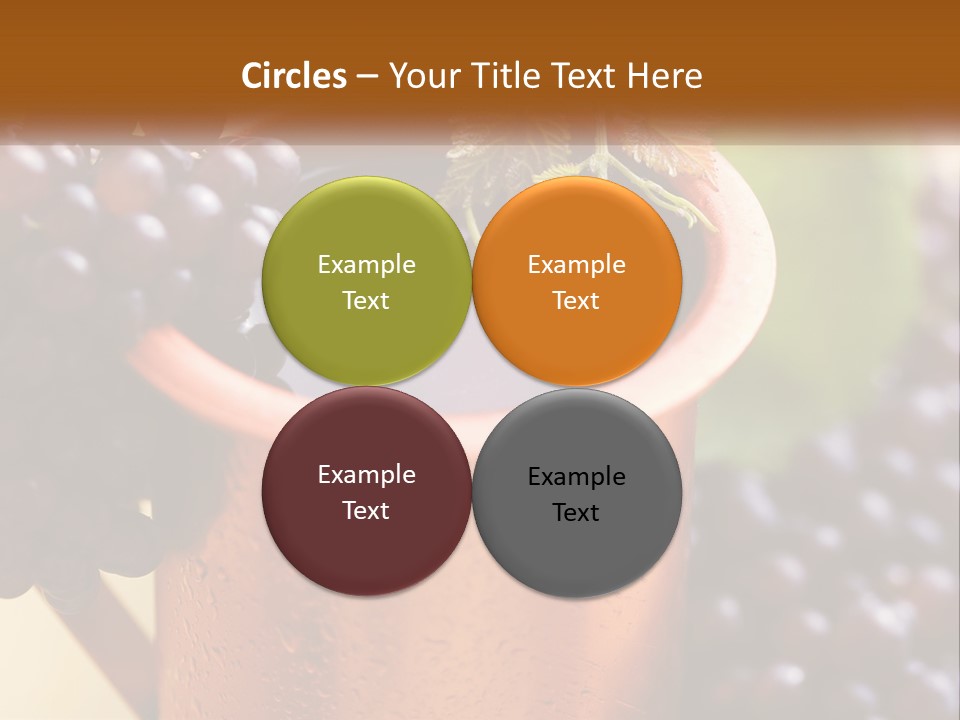 Fresh Style Fruit PowerPoint Template