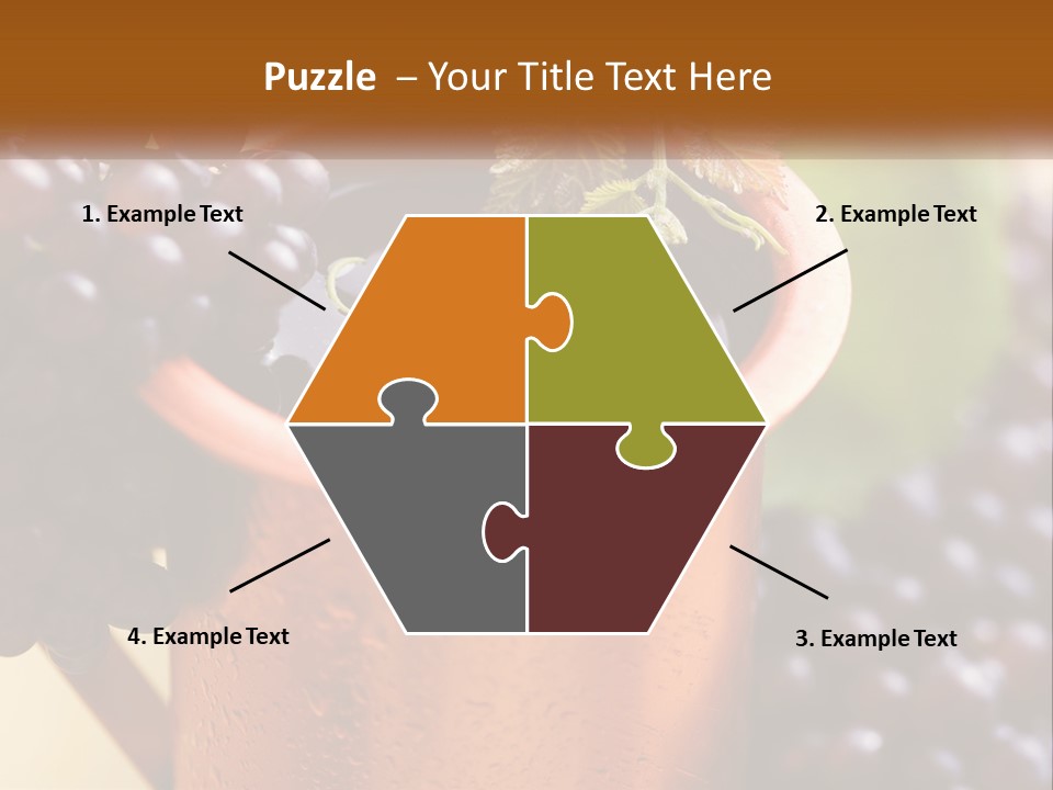 Fresh Style Fruit PowerPoint Template