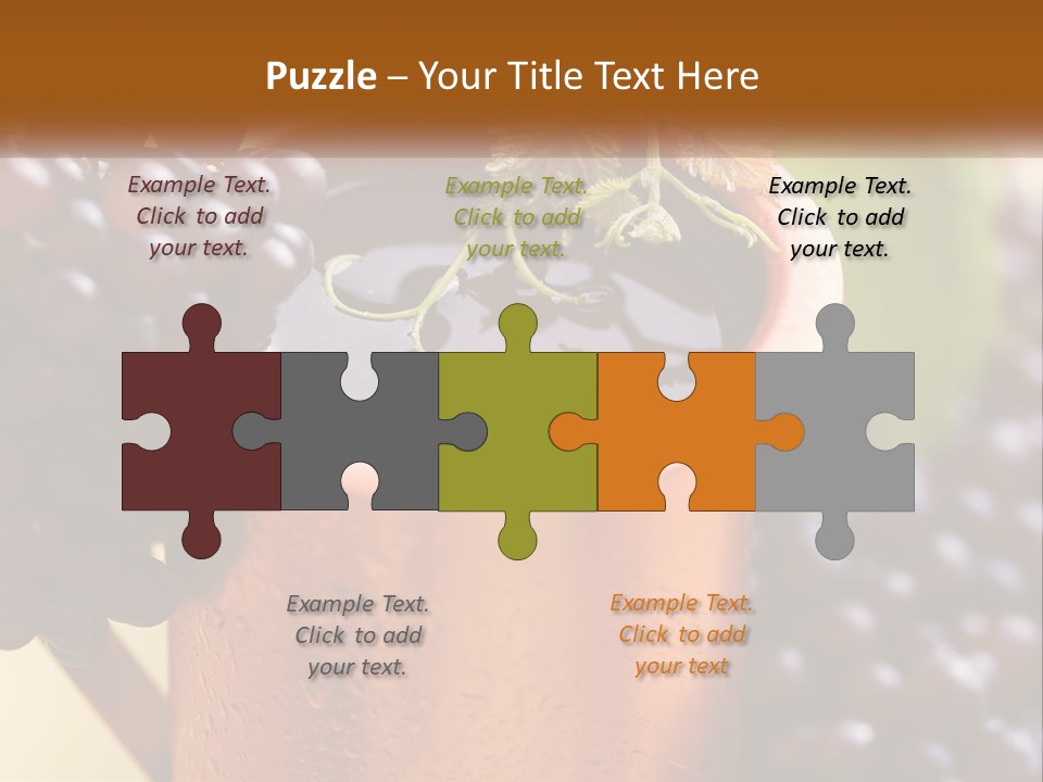 Fresh Style Fruit PowerPoint Template