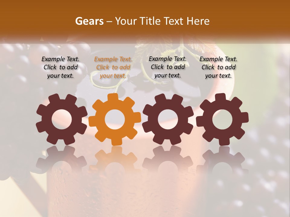 Fresh Style Fruit PowerPoint Template