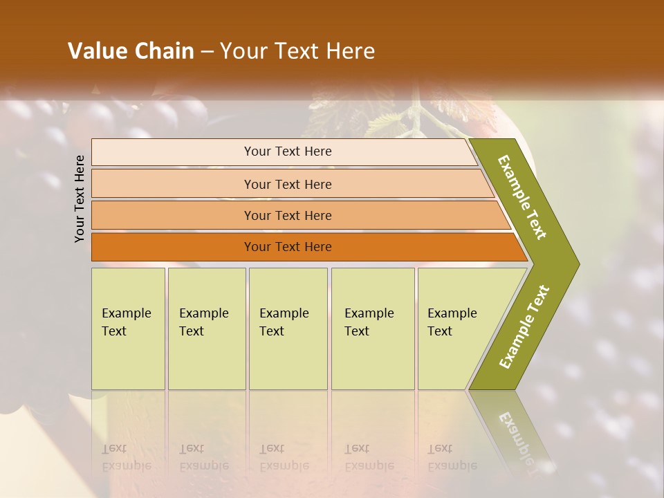Fresh Style Fruit PowerPoint Template