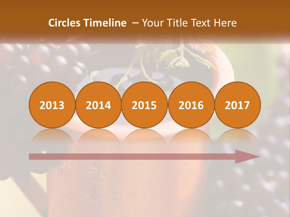 Fresh Style Fruit PowerPoint Template