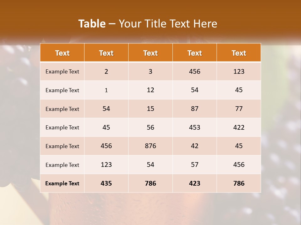 Fresh Style Fruit PowerPoint Template