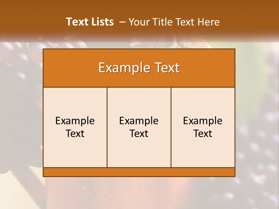 Fresh Style Fruit PowerPoint Template