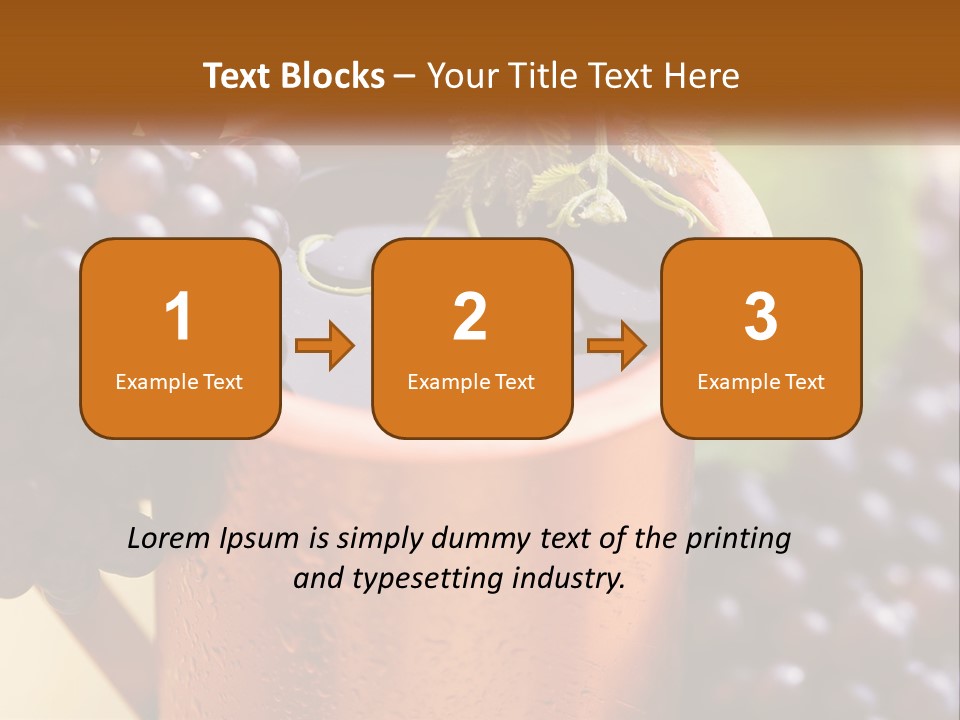 Fresh Style Fruit PowerPoint Template