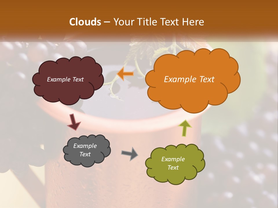 Fresh Style Fruit PowerPoint Template