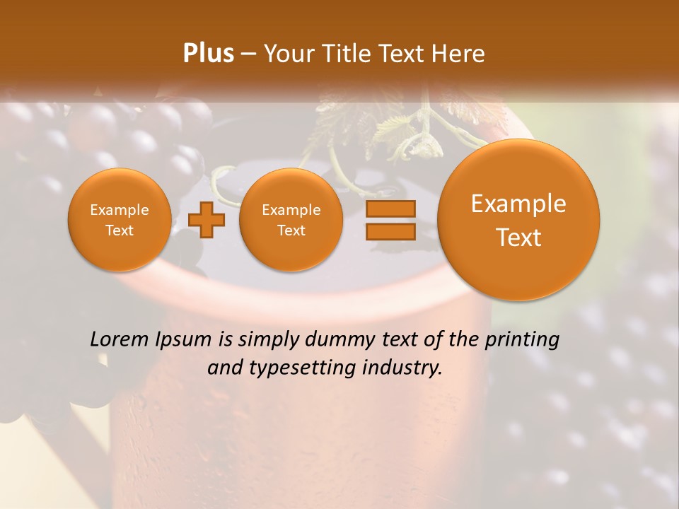 Fresh Style Fruit PowerPoint Template