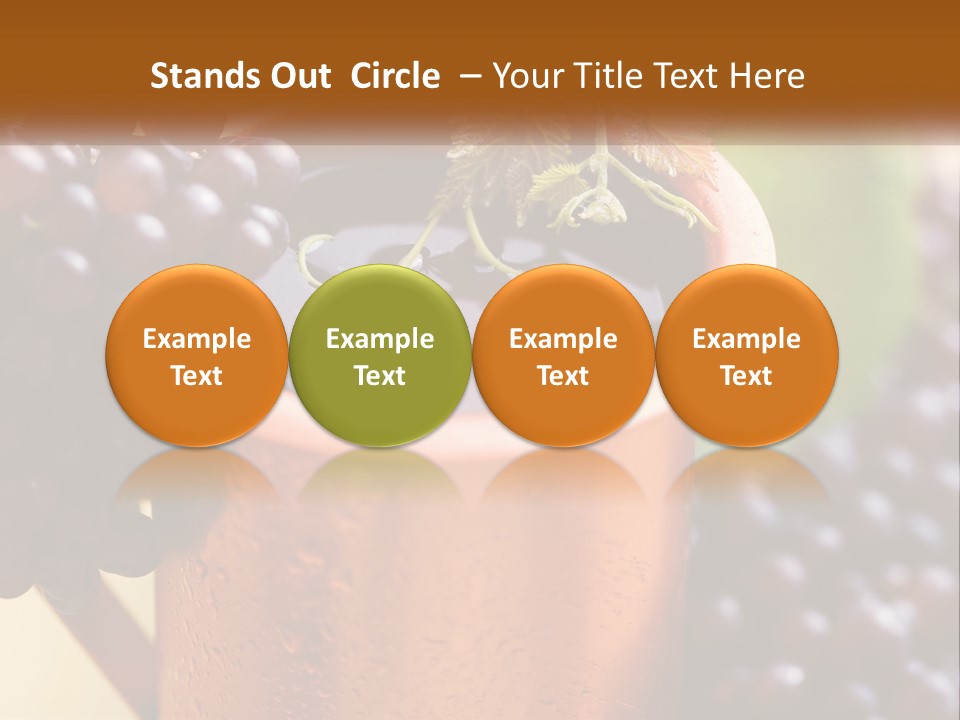 Fresh Style Fruit PowerPoint Template