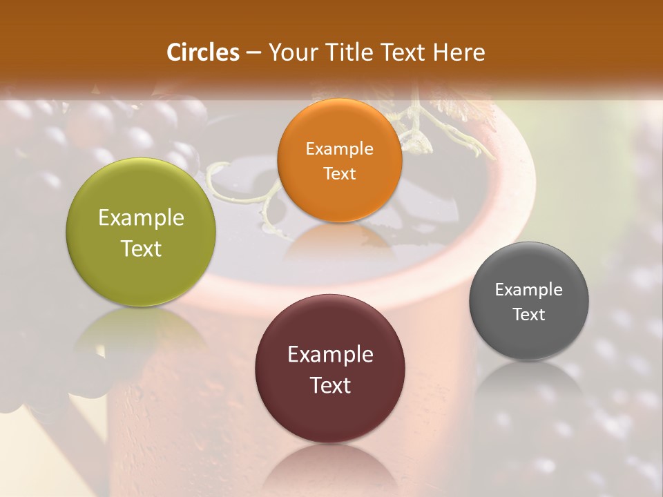 Fresh Style Fruit PowerPoint Template