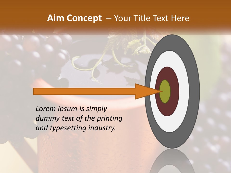 Fresh Style Fruit PowerPoint Template