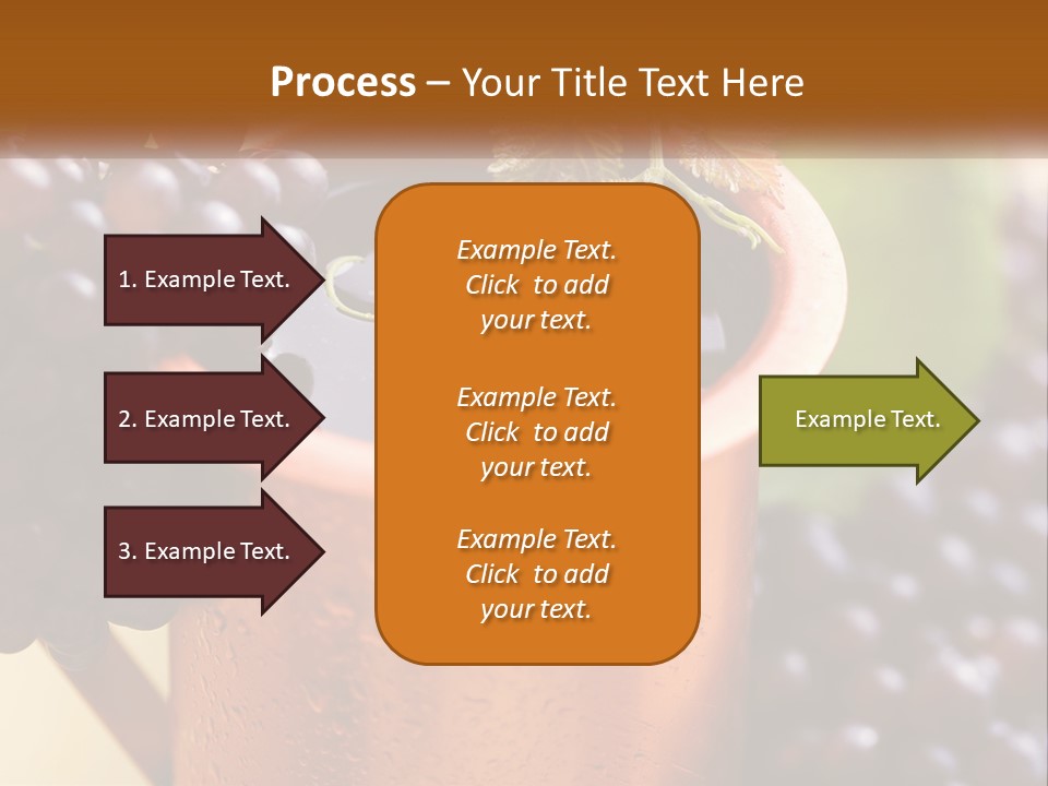 Fresh Style Fruit PowerPoint Template