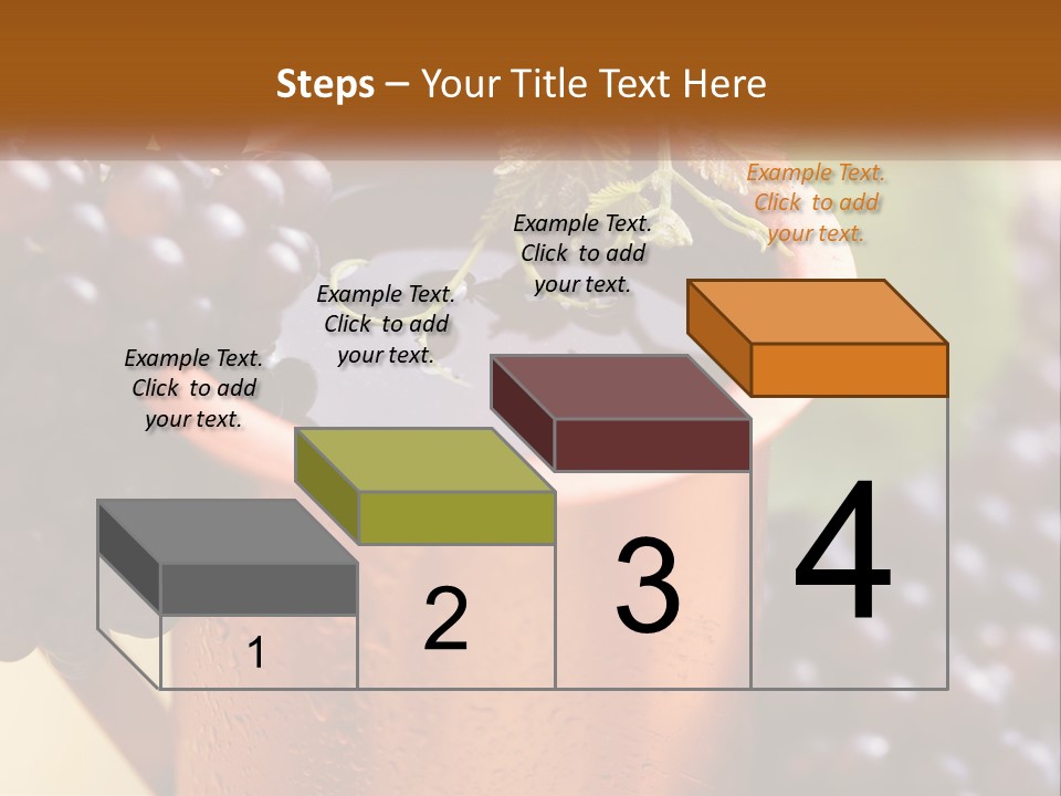 Fresh Style Fruit PowerPoint Template