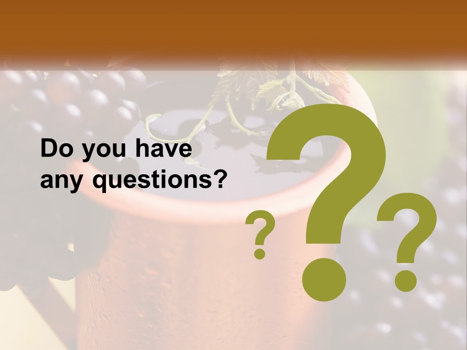 Fresh Style Fruit PowerPoint Template