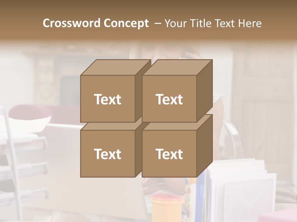 Horizontal Indoors Looking PowerPoint Template