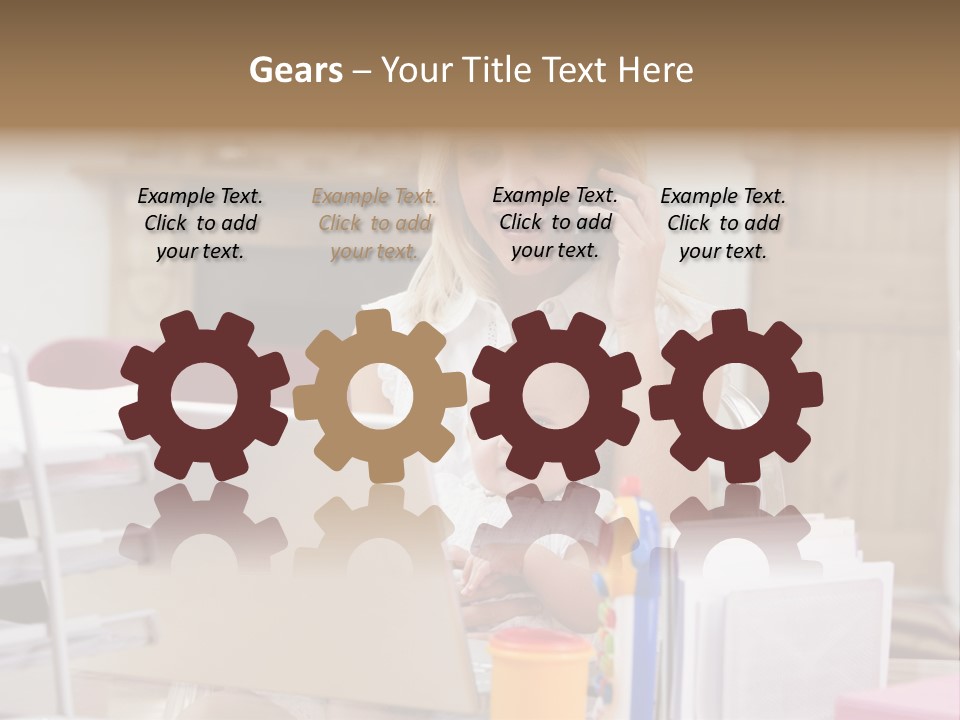 Horizontal Indoors Looking PowerPoint Template