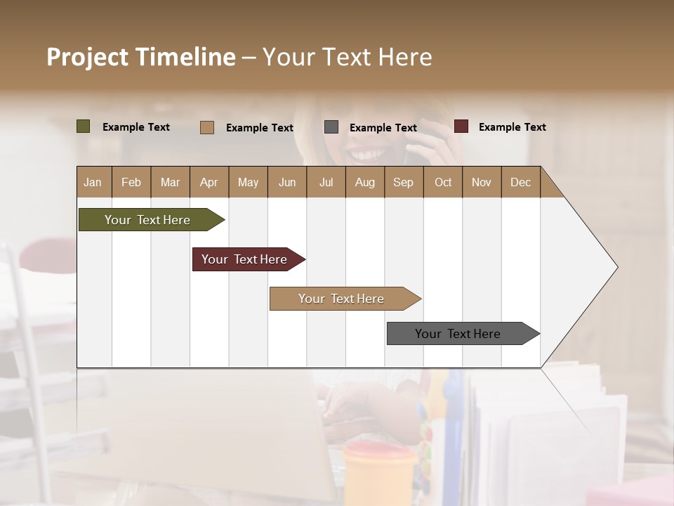 Horizontal Indoors Looking PowerPoint Template