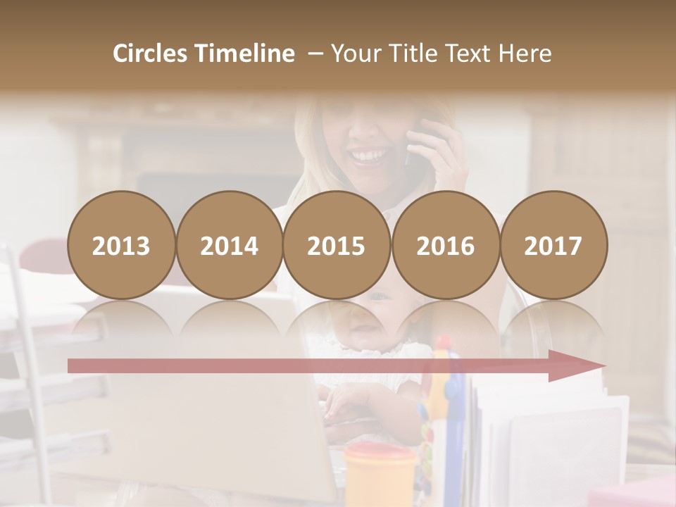 Horizontal Indoors Looking PowerPoint Template