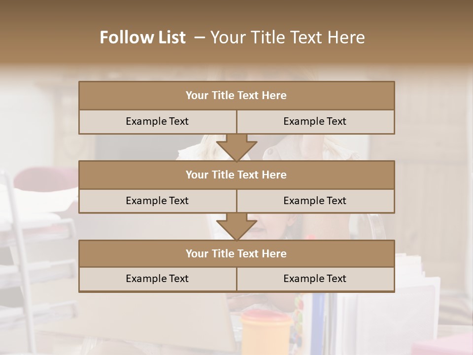 Horizontal Indoors Looking PowerPoint Template