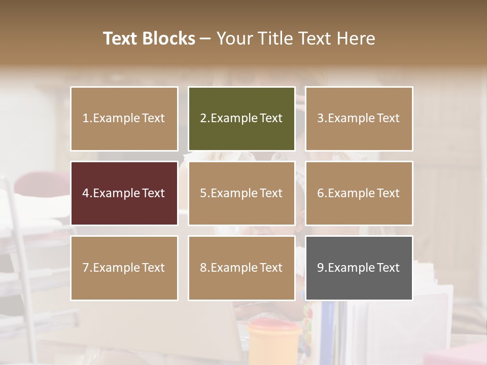 Horizontal Indoors Looking PowerPoint Template