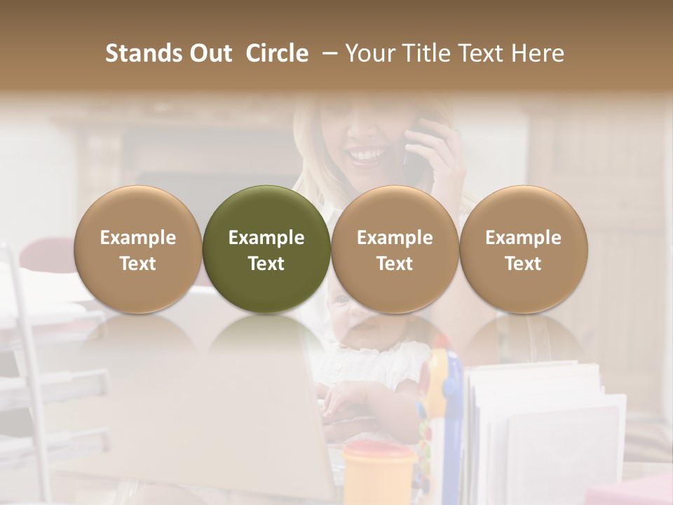 Horizontal Indoors Looking PowerPoint Template