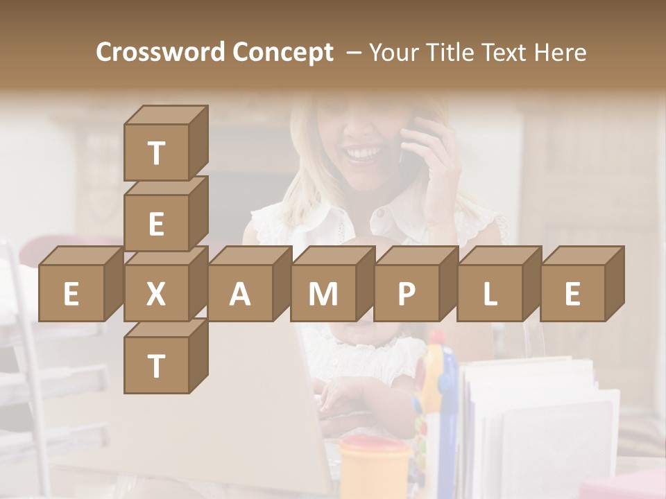 Horizontal Indoors Looking PowerPoint Template