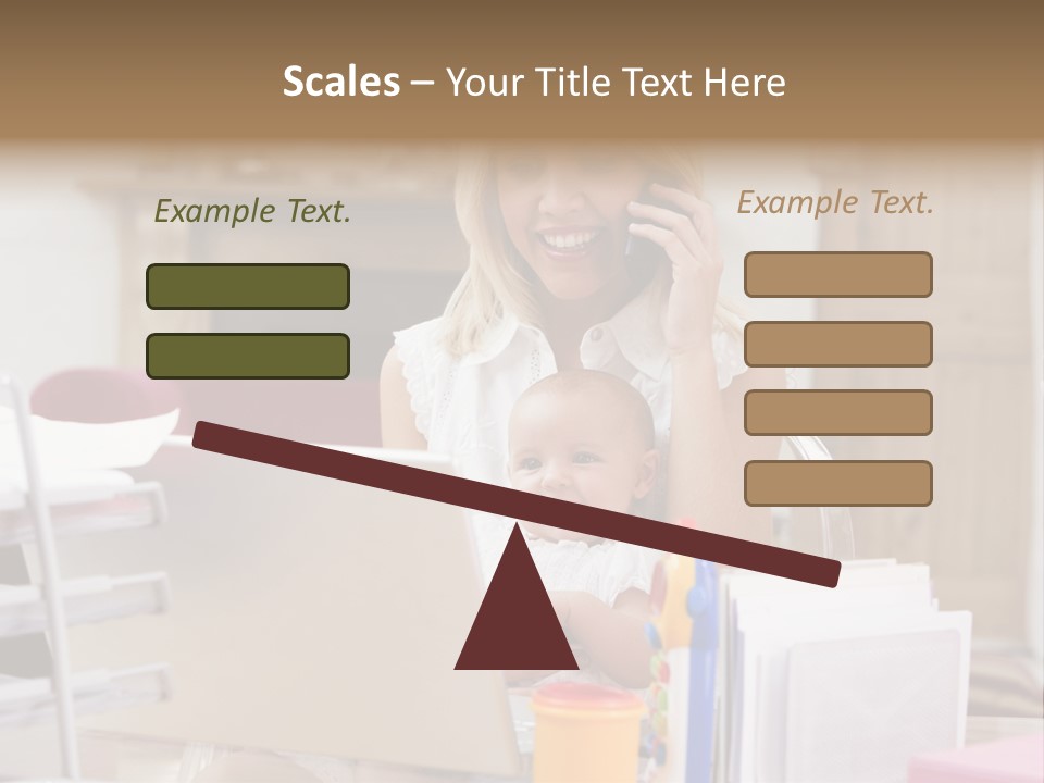 Horizontal Indoors Looking PowerPoint Template