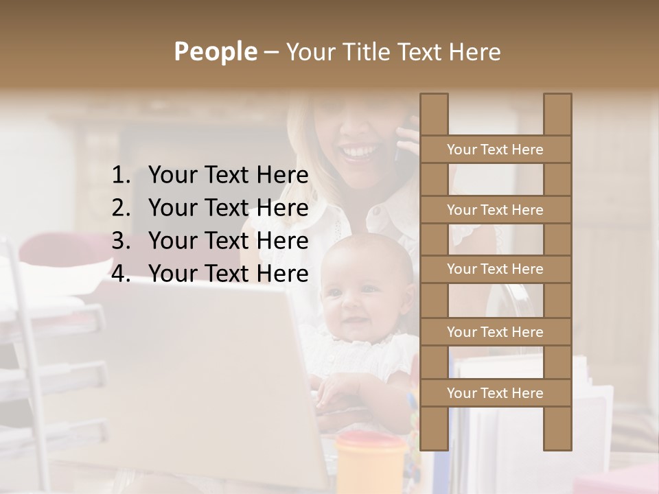 Horizontal Indoors Looking PowerPoint Template