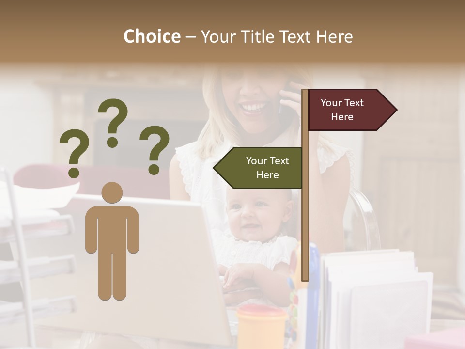 Horizontal Indoors Looking PowerPoint Template