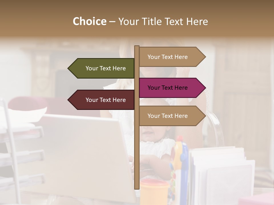 Horizontal Indoors Looking PowerPoint Template