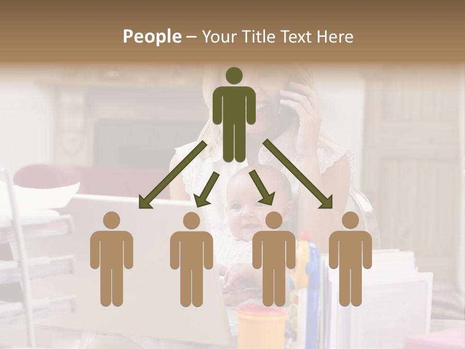 Horizontal Indoors Looking PowerPoint Template