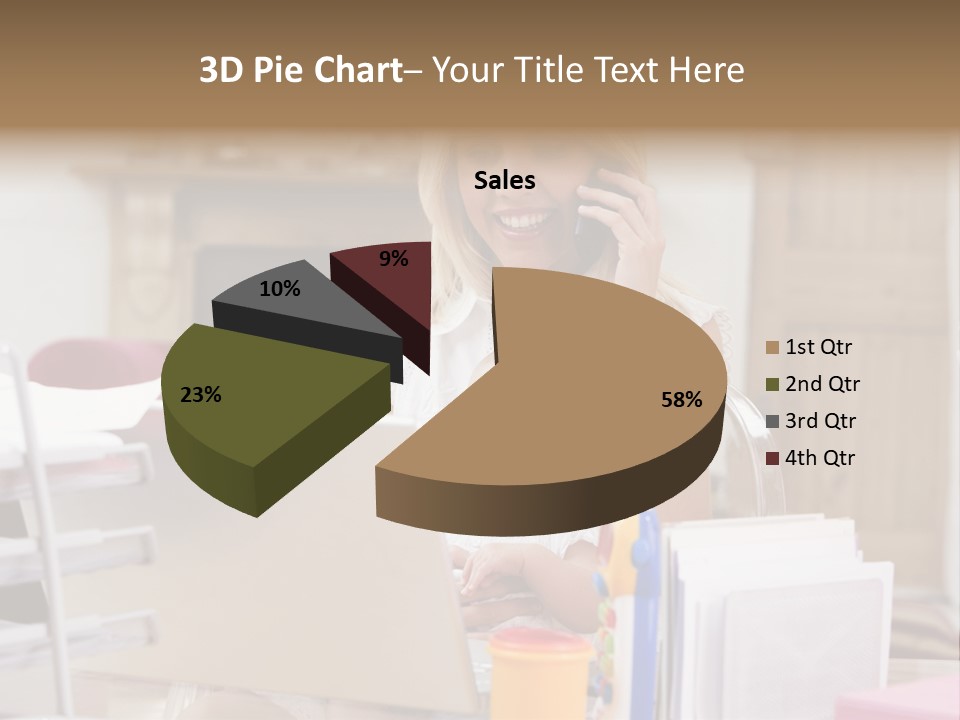 Horizontal Indoors Looking PowerPoint Template