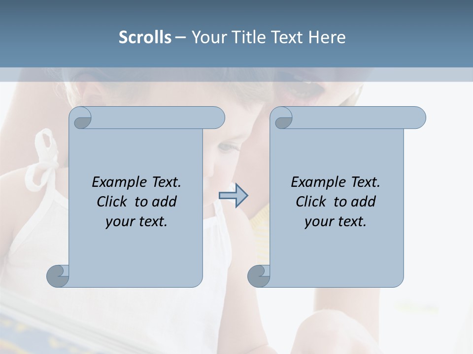 Story Sofa Book PowerPoint Template