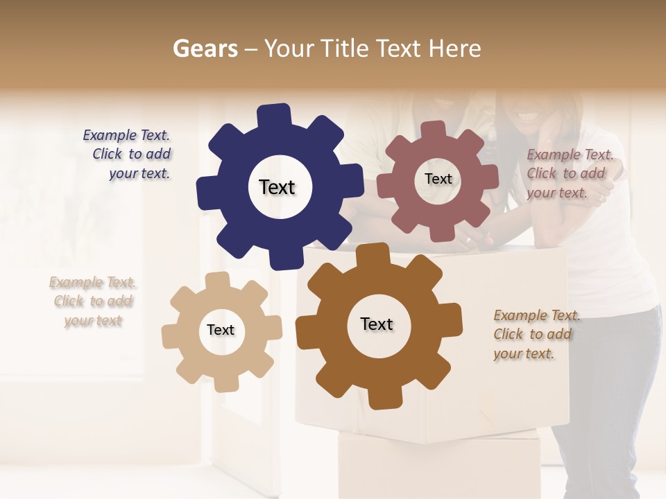 Excited Space Buyer PowerPoint Template
