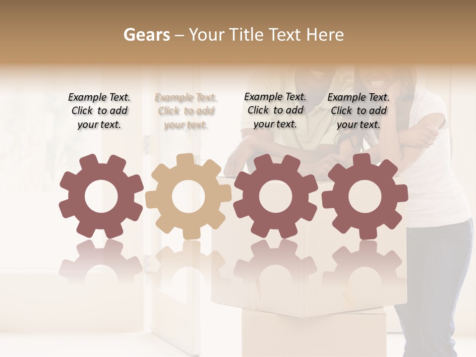 Excited Space Buyer PowerPoint Template