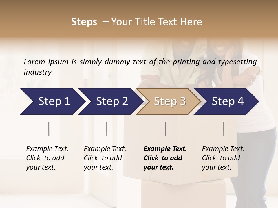 Excited Space Buyer PowerPoint Template