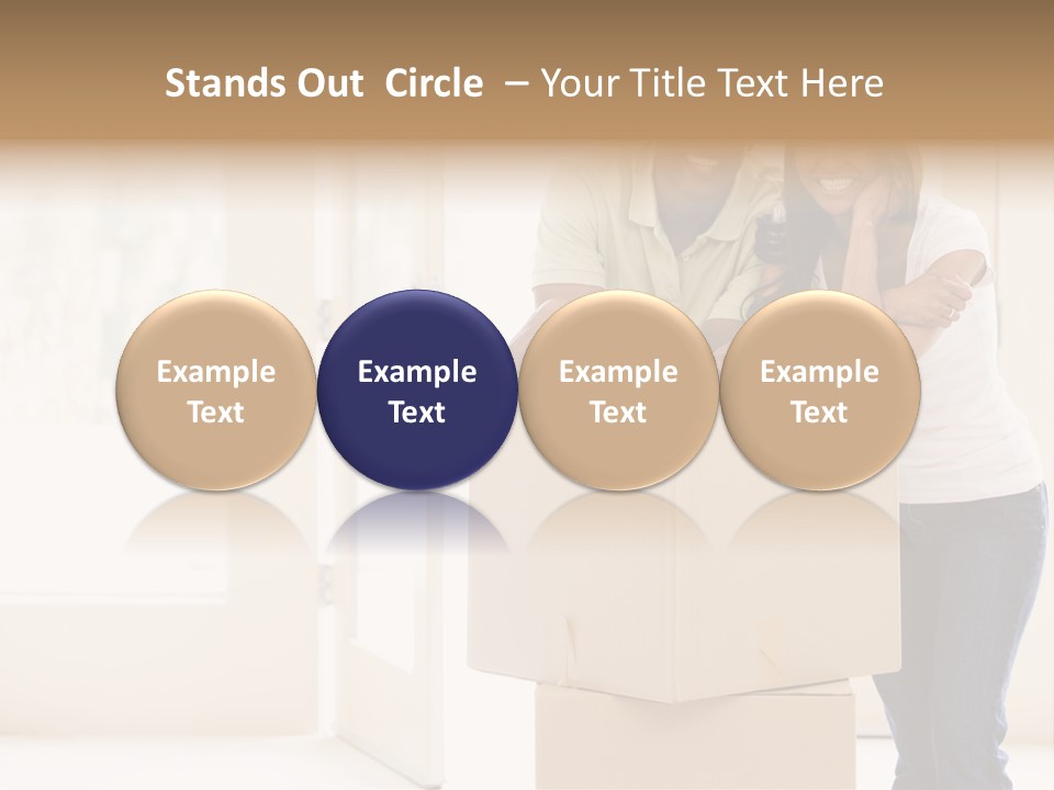 Excited Space Buyer PowerPoint Template