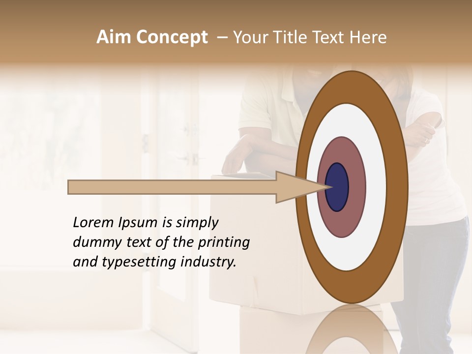 Excited Space Buyer PowerPoint Template
