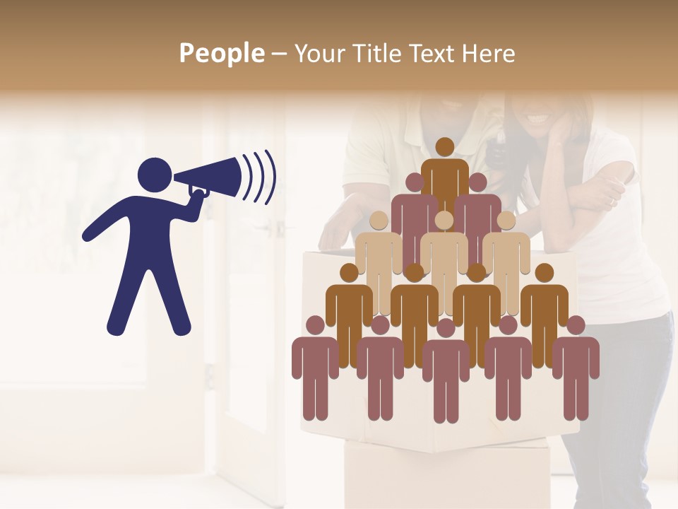 Excited Space Buyer PowerPoint Template