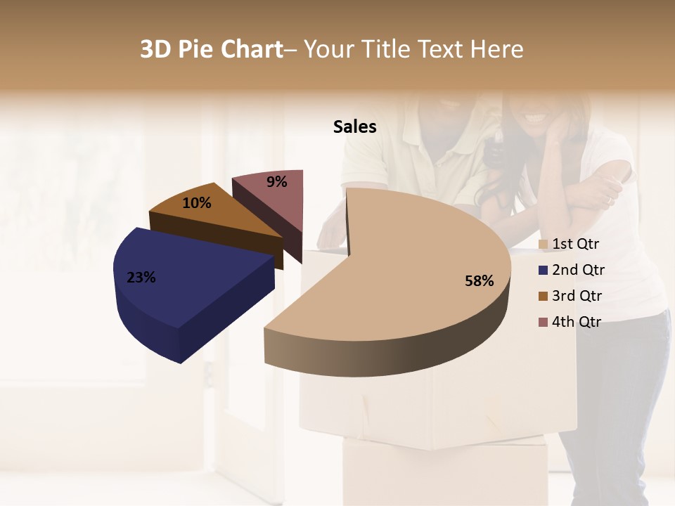 Excited Space Buyer PowerPoint Template
