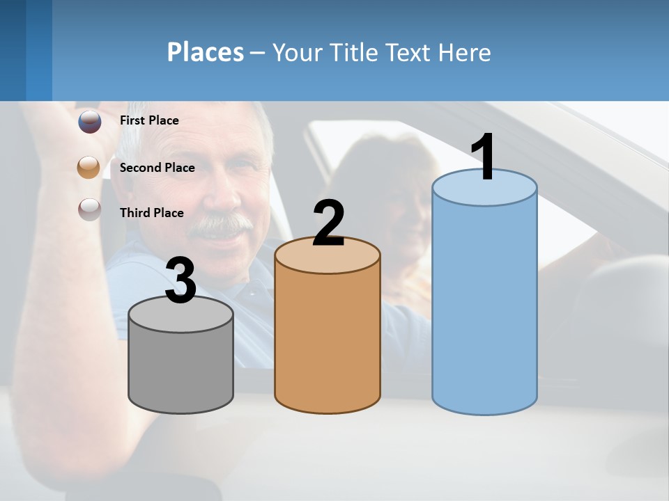 Middleaged Nature Male PowerPoint Template