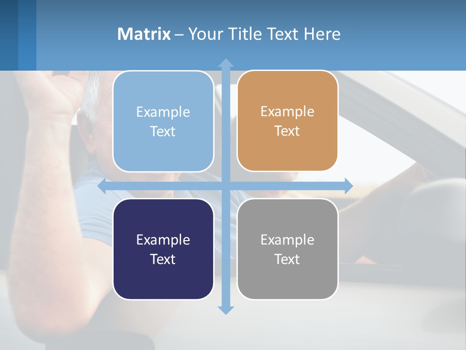 Middleaged Nature Male PowerPoint Template