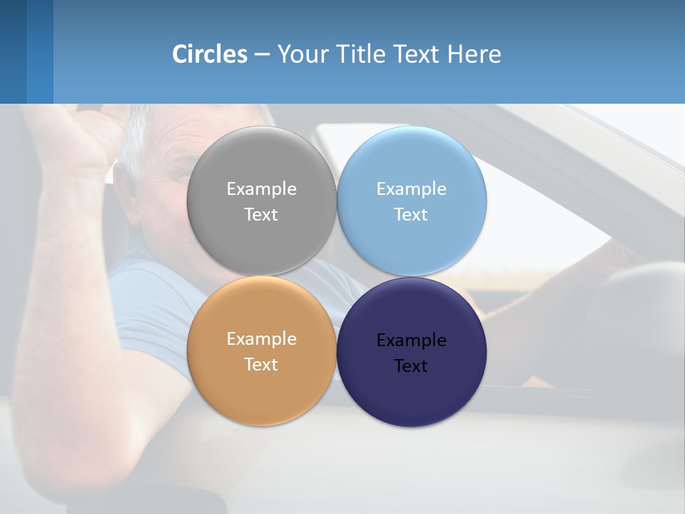 Middleaged Nature Male PowerPoint Template