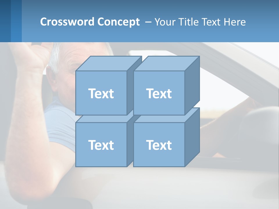 Middleaged Nature Male PowerPoint Template